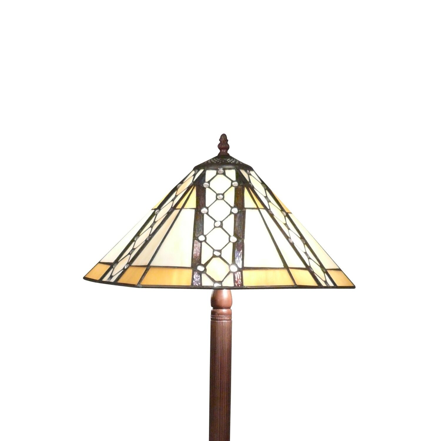 Stojací lampa Tiffany Navajos