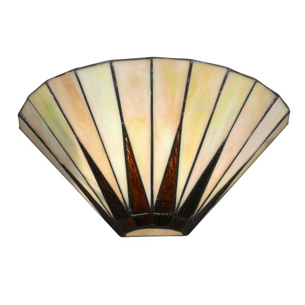 Tiffany art deco gyöngyház fehér fali lámpa - Tiffany fali lámpa