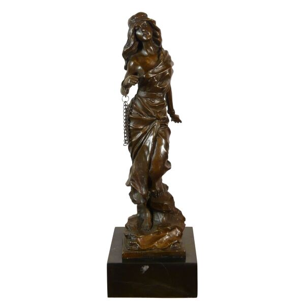 Bronze statue by Emmanuel Villanis "Capture of privateer" - Statuette -