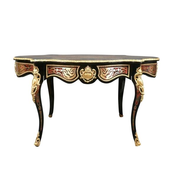 Boulle stílusú Louis XV asztal - Bútor