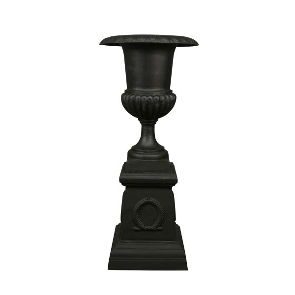 Öntöttvas Medici váza talpon - H: 104,5 cm - Medici vázák