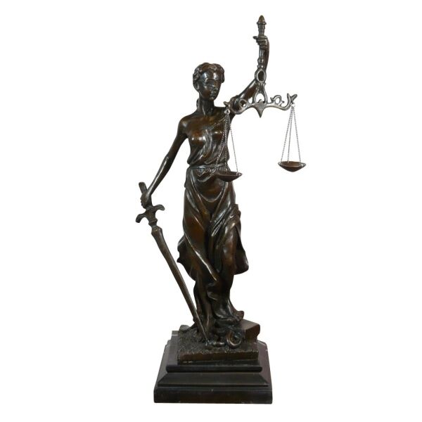Themis Goddess of Justice - Bronze sculpture