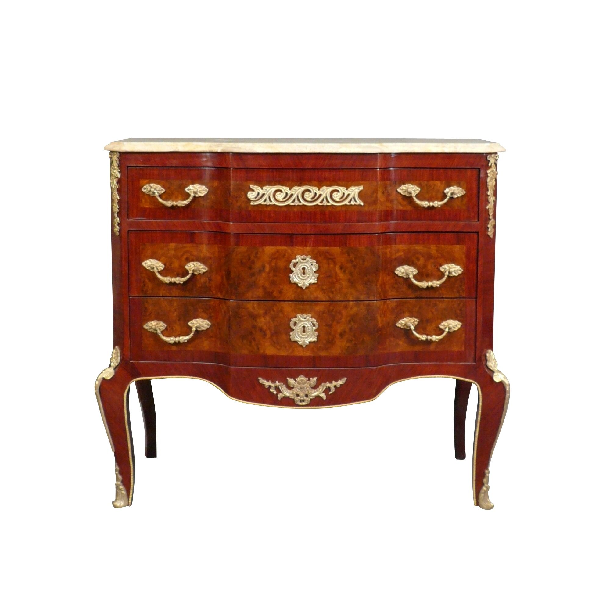 Louis XV - XVI chest of drawers - Louis XV style drawer furniture -
