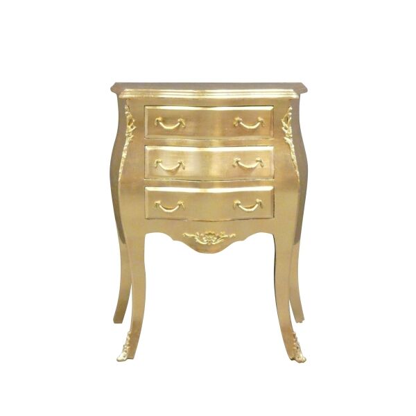 Small golden baroque chest of drawers - Baroque furniture