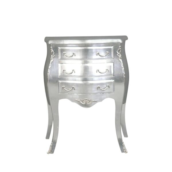 Petite commode baroque argent