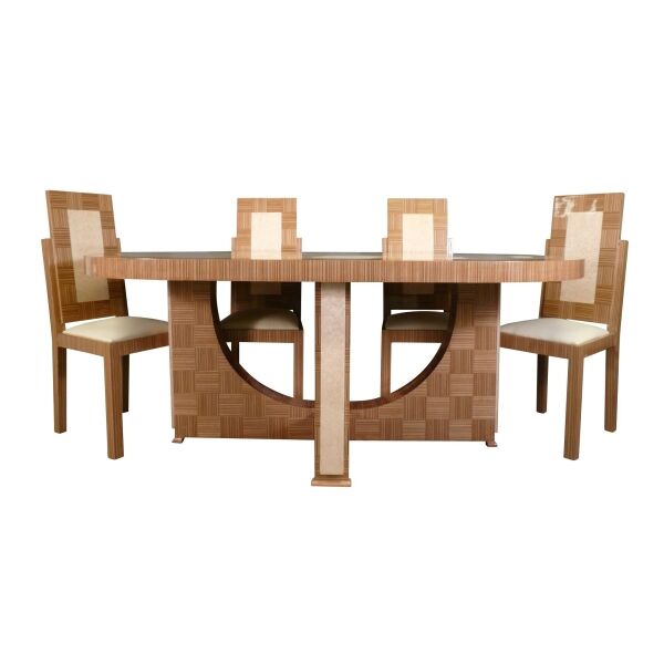 Art deco fugleøjebord - møbler i art deco-stil