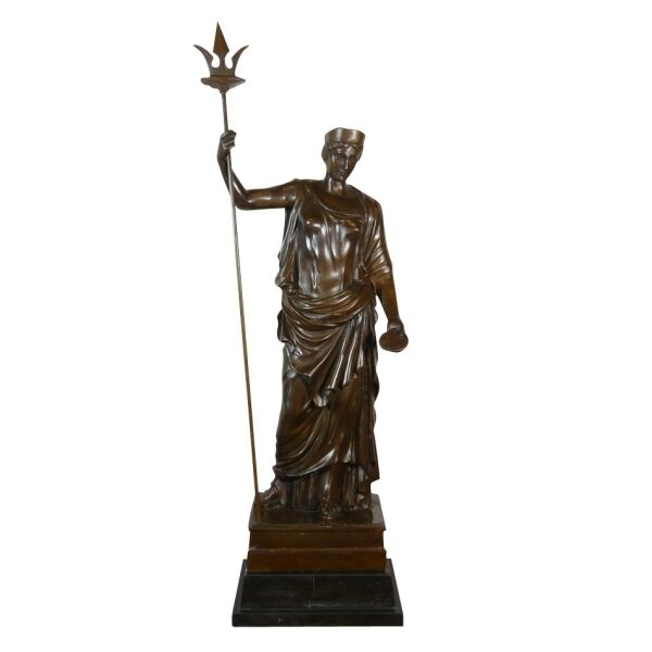 Bronze statue of the goddess Hera - Greek bronze statues
