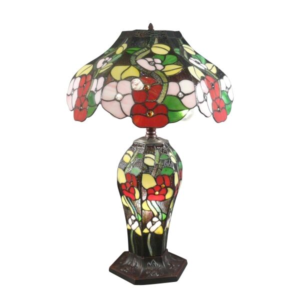 Tiffany style flower lamp