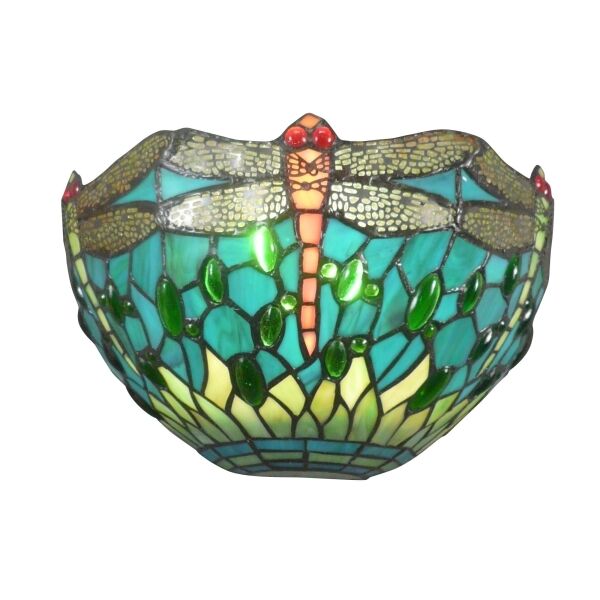 Tiffany Montpellier seinävalaisin - Lasimaalaus seinävalaisin