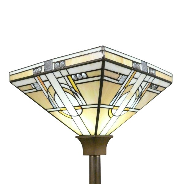 Tiffany art deco torchiere állólámpa