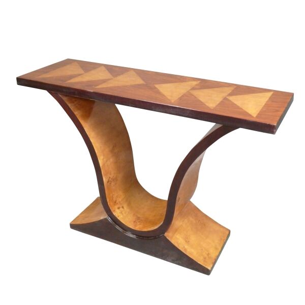 Triangle art deco console