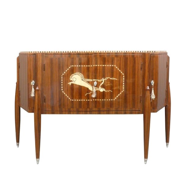 Art deco buffet with 1930 style tank