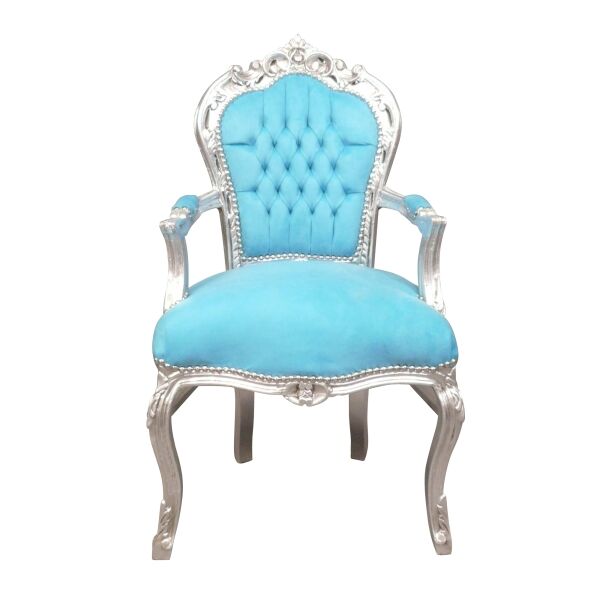 Blue baroque armchair - Rococo furniture store