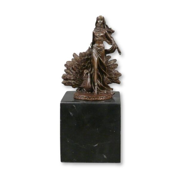 Bronze statuette of the goddess Hera - Greek and Roman Statues -