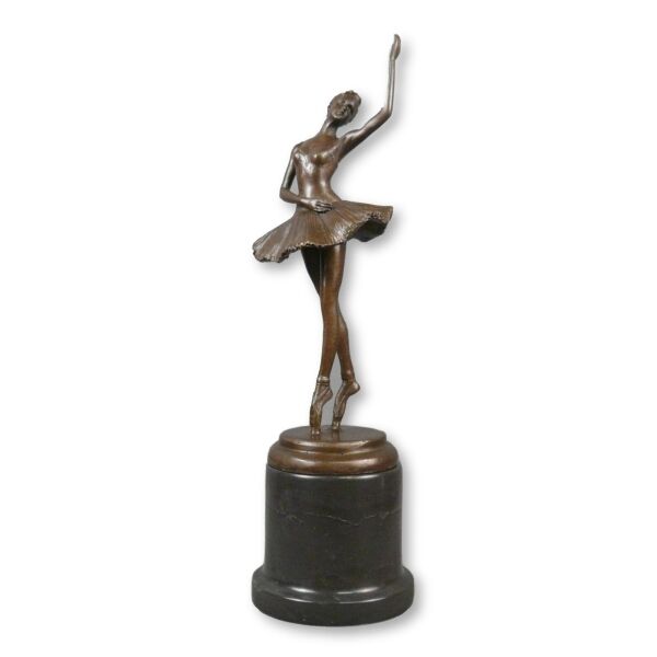 Bronze statue of a young dancer