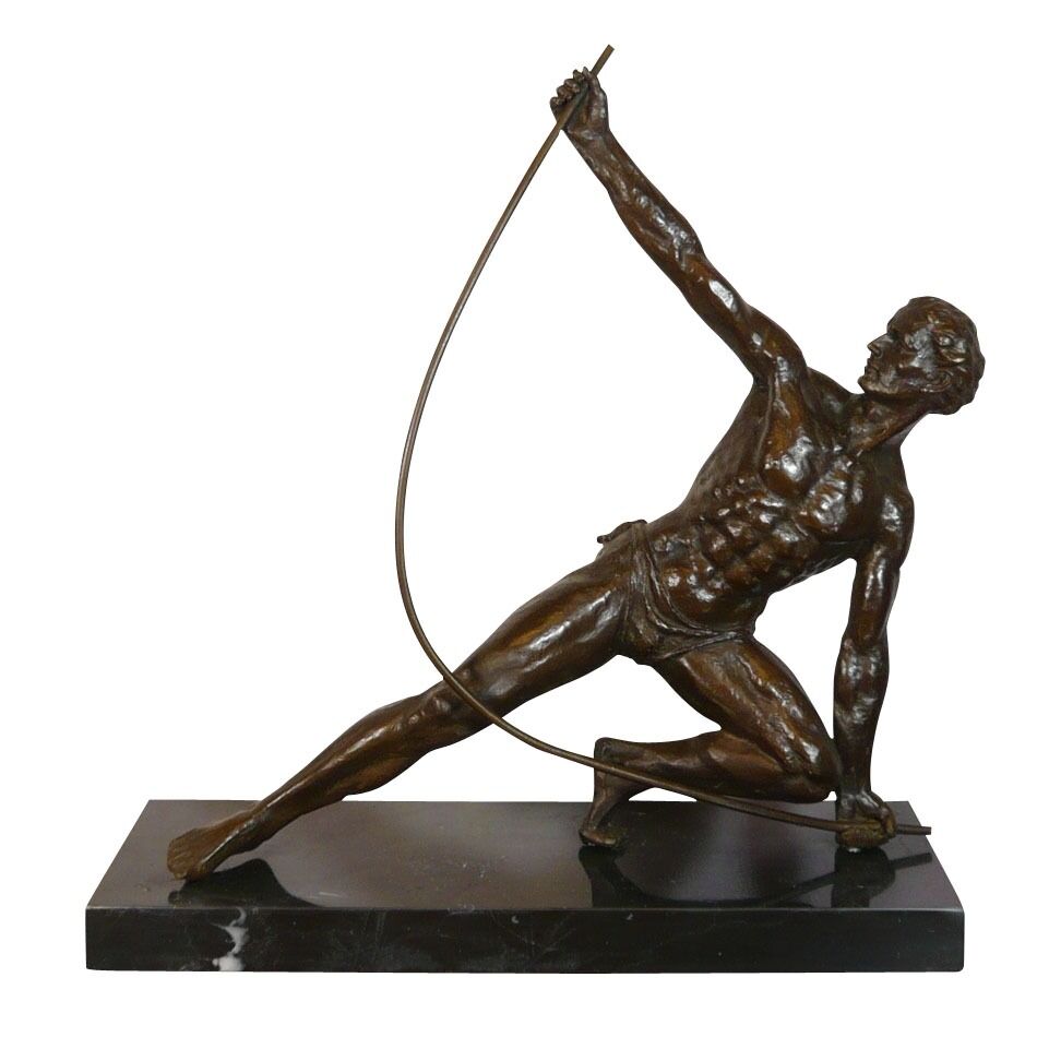 Le Bendeur - Art deco bronzszobor J. de Roncourt munkája nyomán