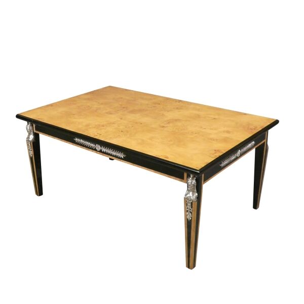 Grande table basse art déco rectangulaire