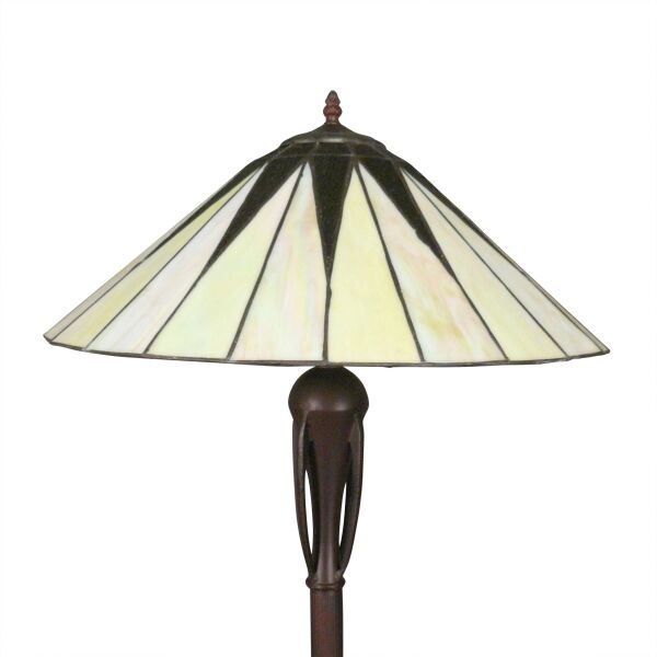 Stojací lampa Tiffany ve stylu art deco