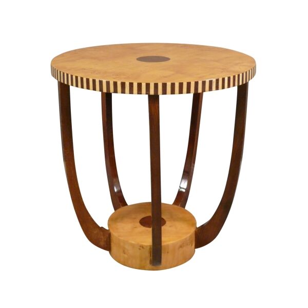 Table basse ronde art déco style 1920