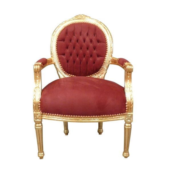 Louis XVI medallion armchair - Baroque chair