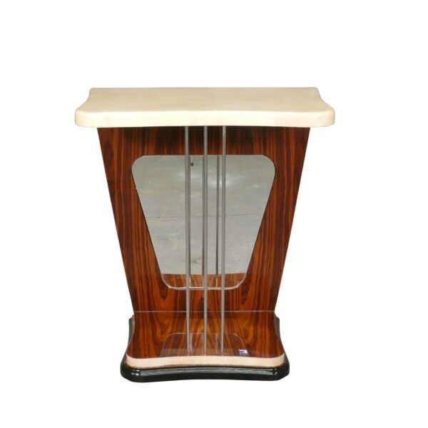 Art deco konzol tükörrel