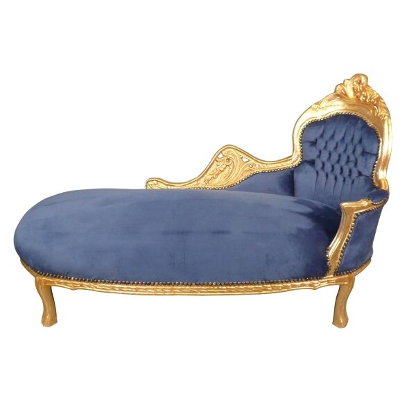 baroque velvet lounge chair