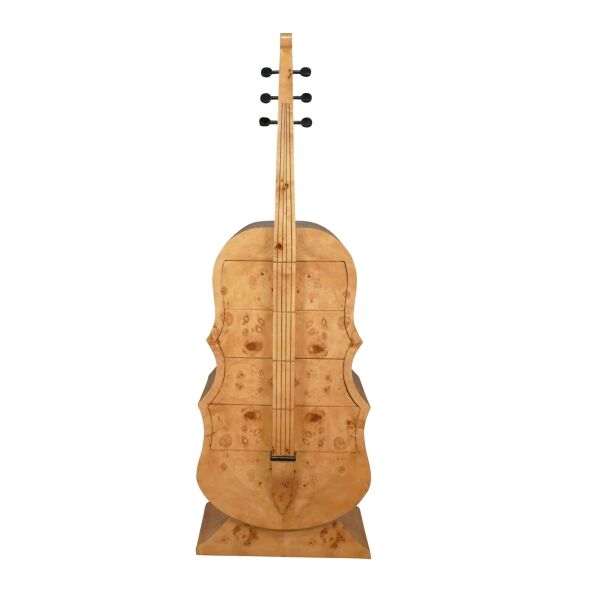 Ladekast in art-decostijl in de vorm van een gitaar - Ladekast in art-decostijl - Art deco-meubel