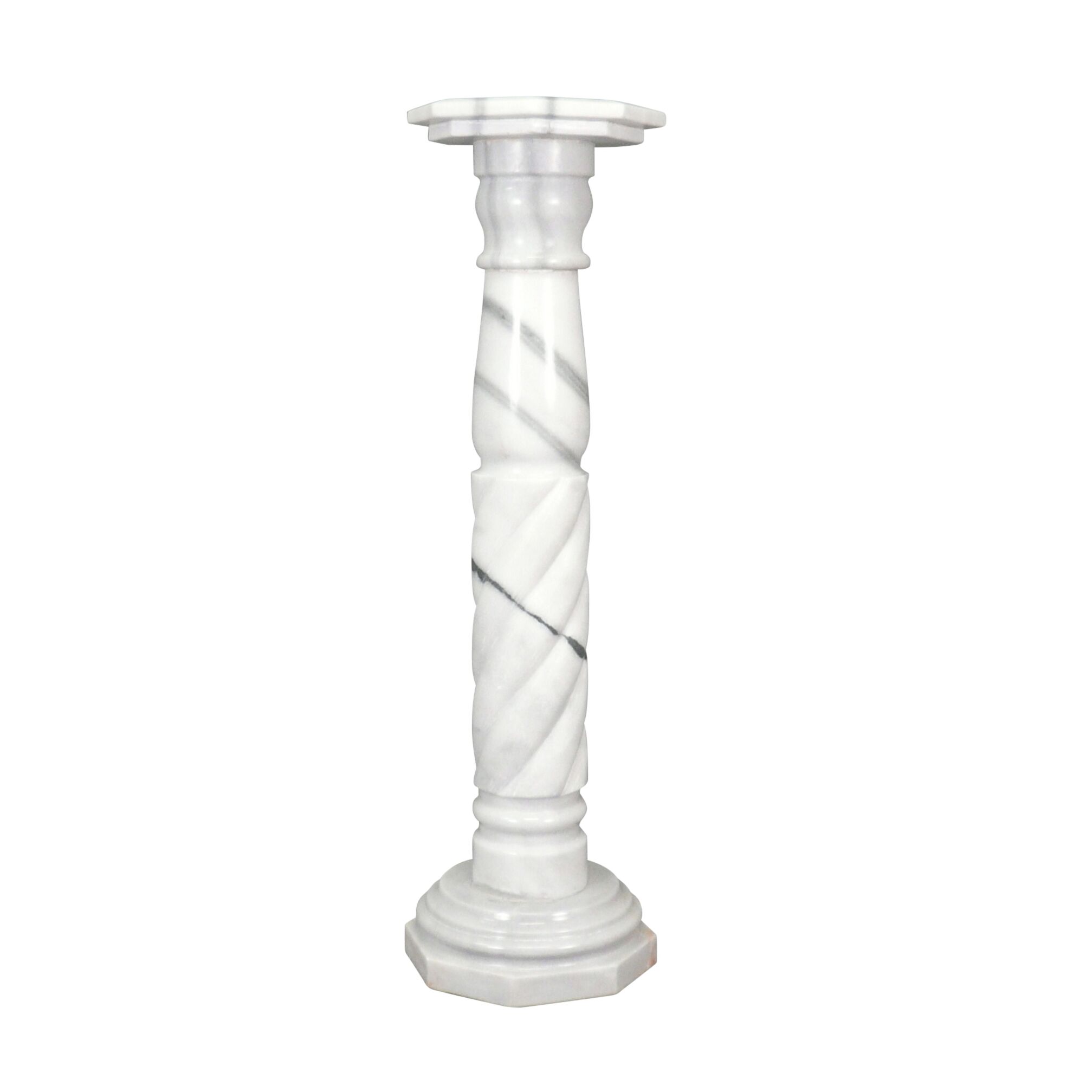 Colonne blanche en marbre