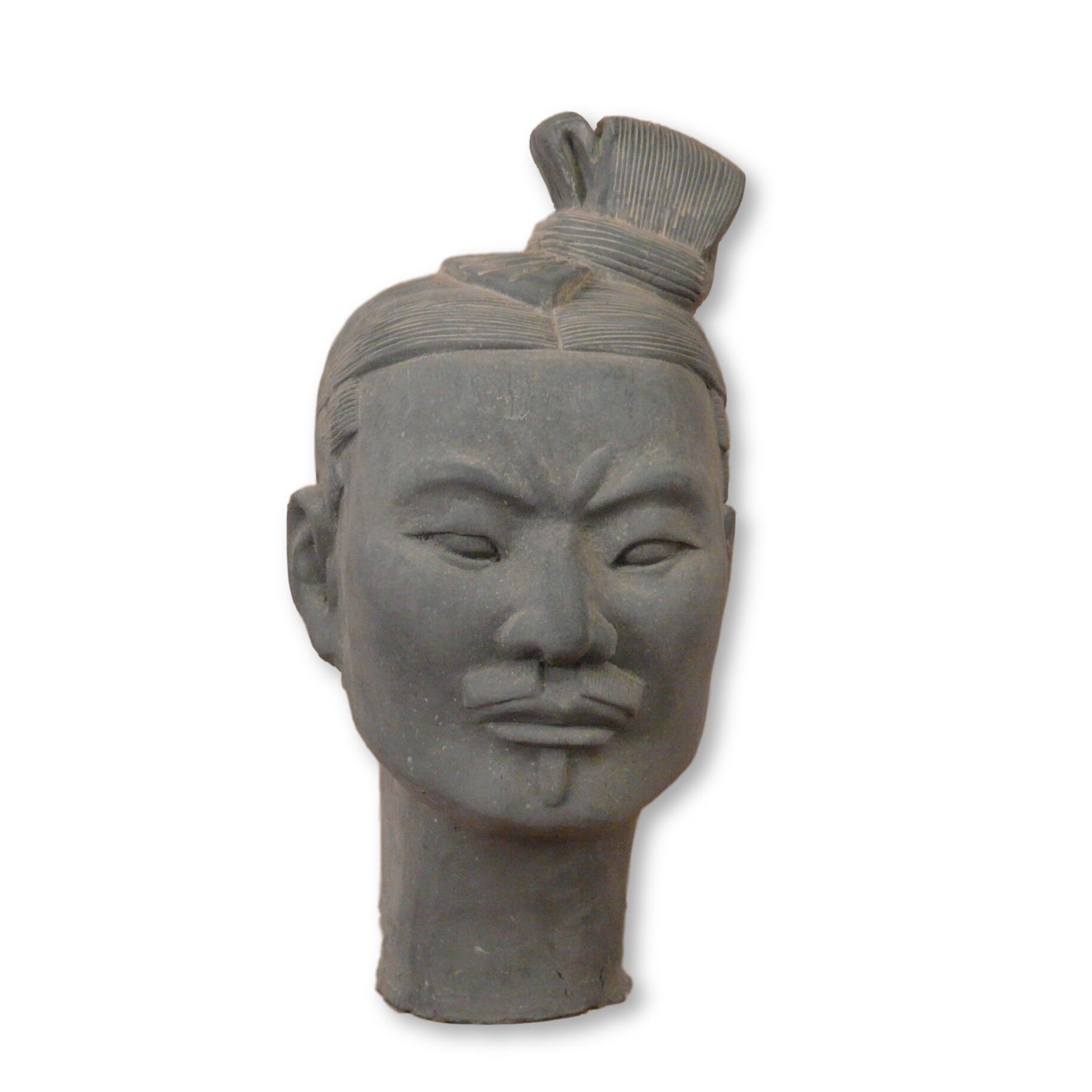 Tête de Guerrier Chinois Xian en terre cuite