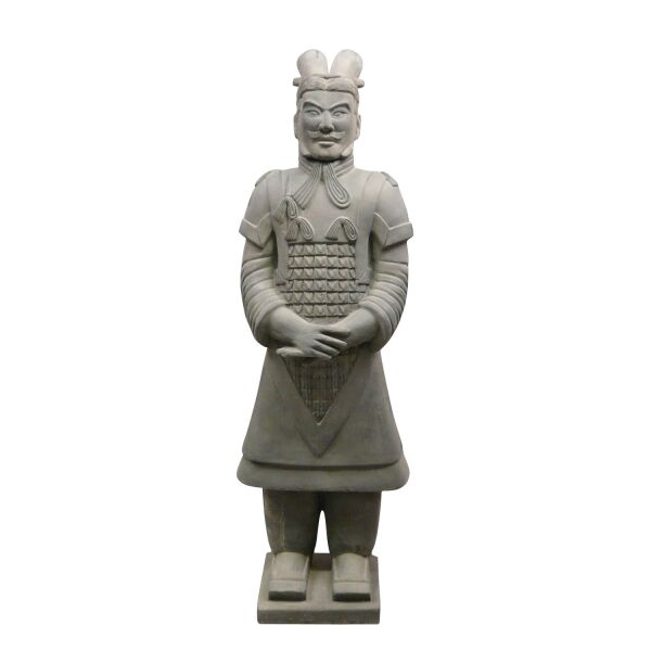 Statue guerrier Chinois Général 185 cm - Soldats Xian pas cher
