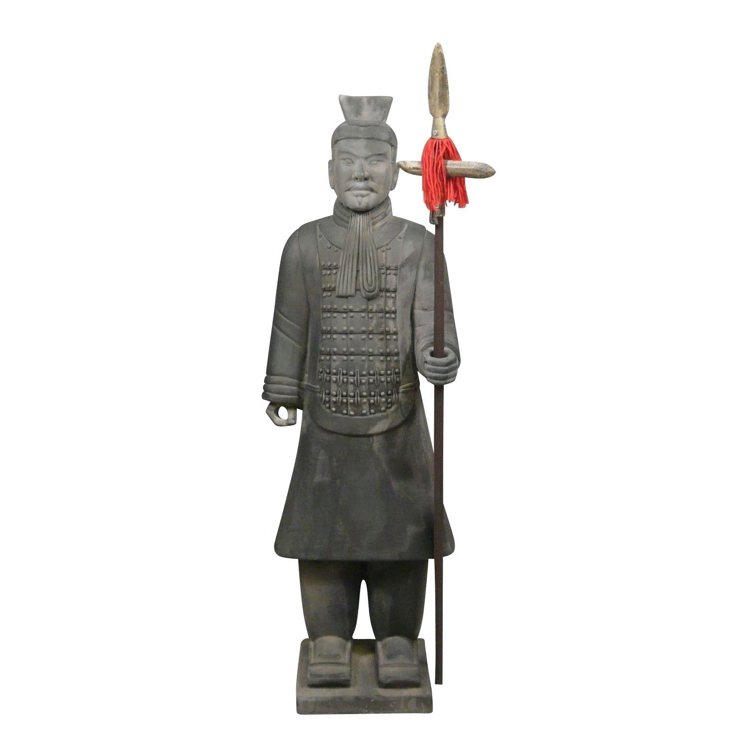 Statue guerrier Chinois Officier 120 cm 1 Statue guerrier Chinois Officier 120 cm - Soldats Xian -
