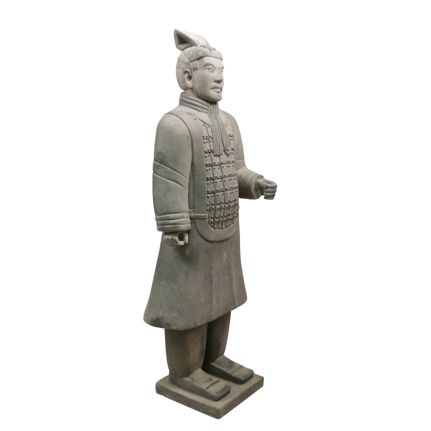 Statue guerrier Chinois Officier 120 cm 4 Statue guerrier Chinois Officier 120 cm - Soldats Xian -