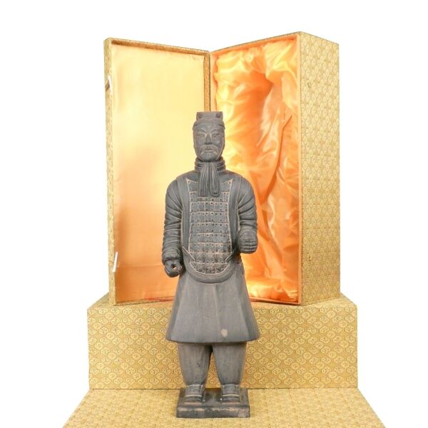 Officier - Statuette soldat Chinois Xian en terre cuite de Chine -