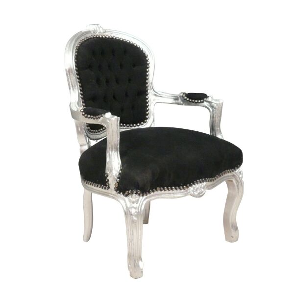 Fauteuil Louis XV baroque enfant 2 Fauteuil baroque enfant style Louis XV