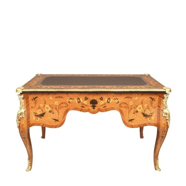 Bureau Louis XV 5 tiroirs 4 Bureau Louis XV - Ameublement de style ancien -