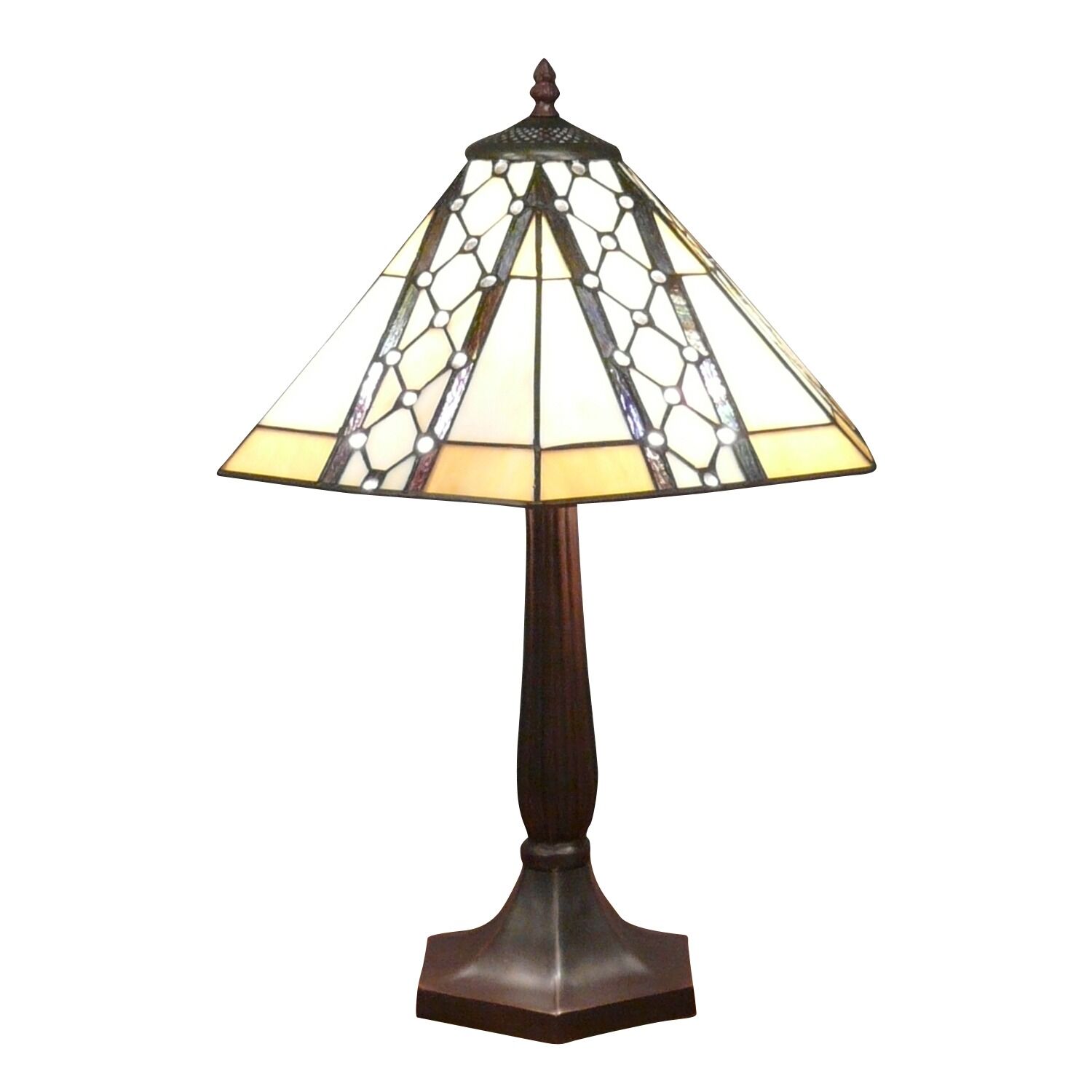 Lampe Tiffany Navajos 2 Lampe Tiffany Navajos - Luminaires art déco -