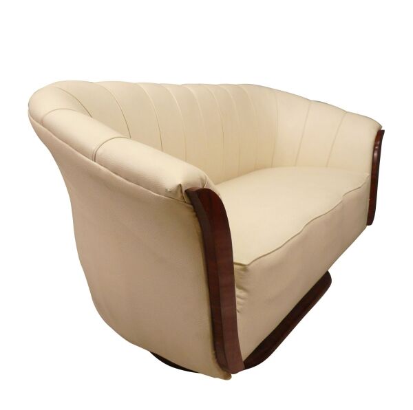 Canapé art déco forme tulipe 2 Canapé art déco style 1920 - 1930