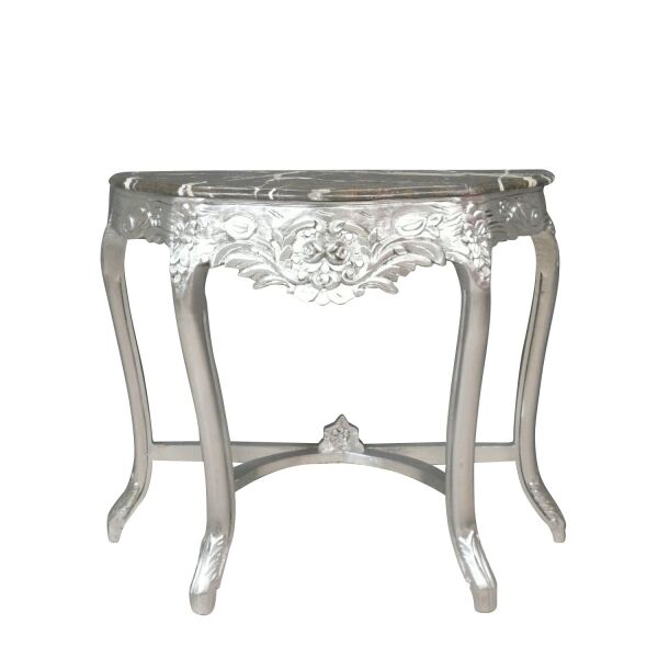 Console baroque marbre noir