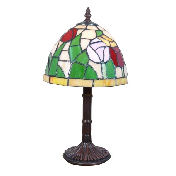 Lampe Tiffany fleurie 1 Lampe Tiffany fleurie