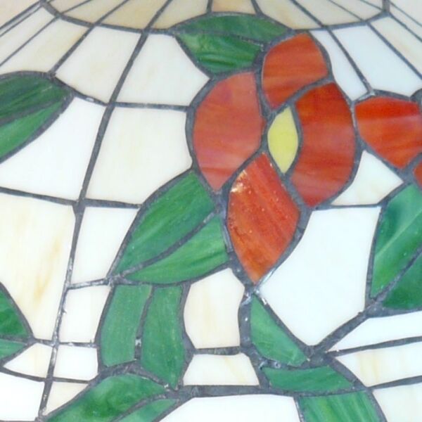 Lampe Tiffany coquelicot 3 Lampe Tiffany Lola