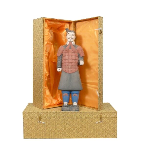 Fantassin - Statuette soldat Chinois Xian en terre cuite 2 Fantassin - Statuette soldat Chinois Xian en terre cuite - Statues guerriers Xian -