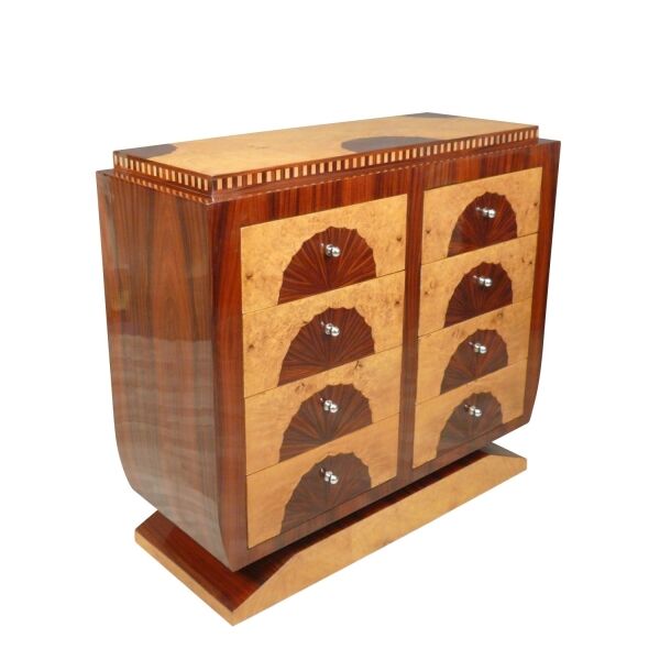 Commode art déco 8 tiroirs 3 Commode art déco - Meuble pour la chambre art deco
