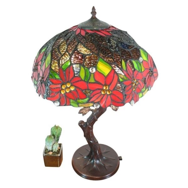 Lampe Tiffany Brocéliande 3 Lampe Tiffany arbre