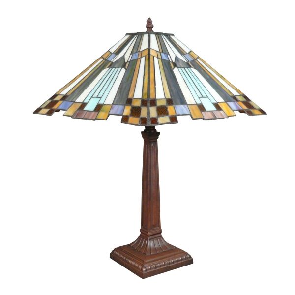 Lampe Tiffany New York art déco 5 Lampe Tiffany art déco comme une originale