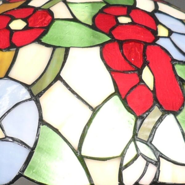 Lampe Tiffany oiseau - H: 50 cm 3 Lampe Tiffany oiseau - Magasin de lampes