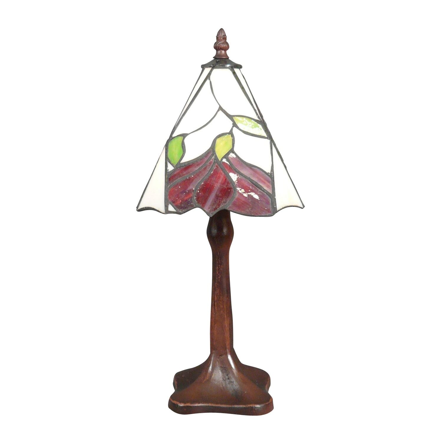 Tiffany lamp with floral decoration