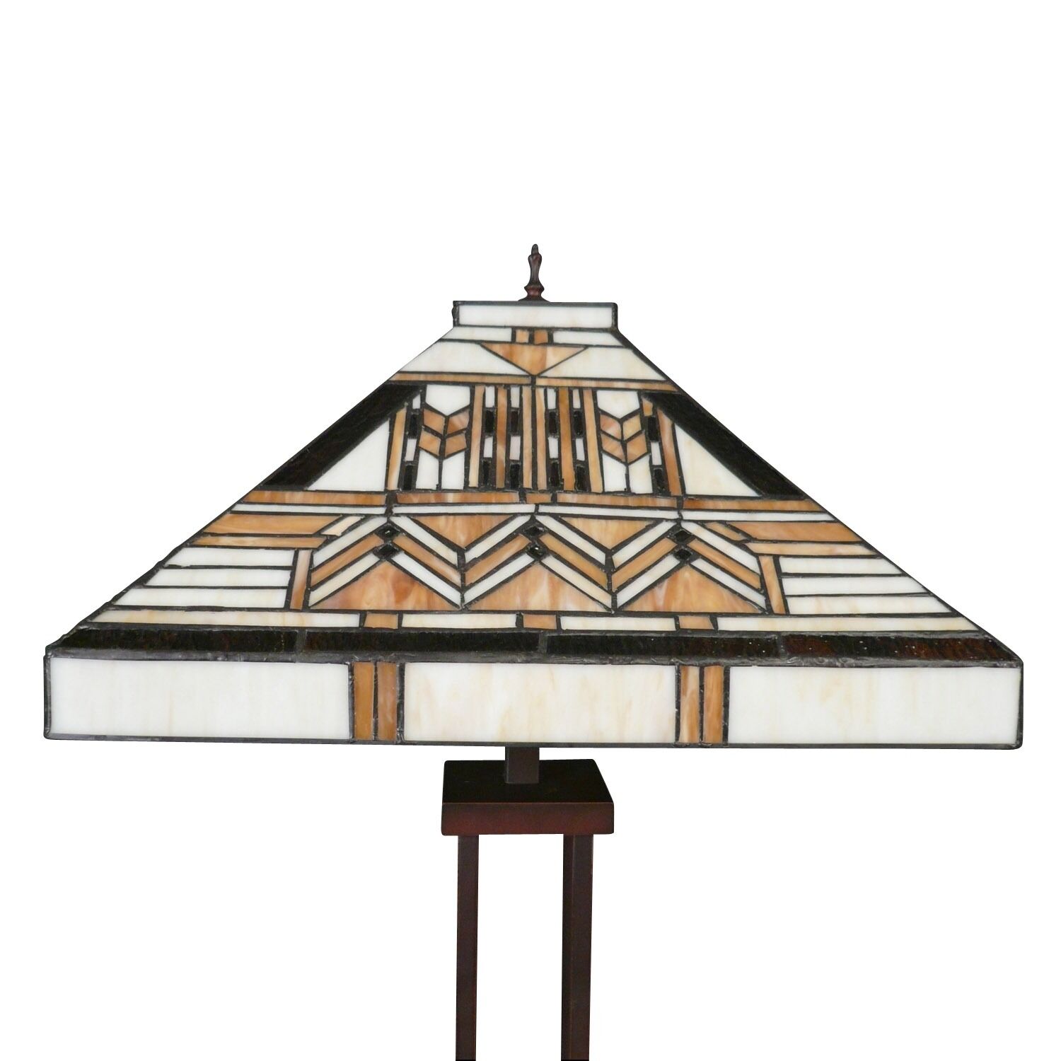 Lampadaire Tiffany art déco de la série Boston 2 Lampadaire Tiffany art déco de la série Boston - Lampes Tiffany