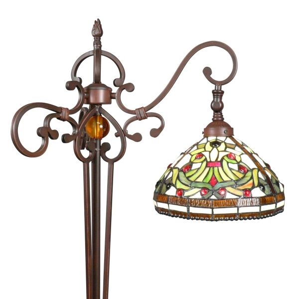 Lampadaire Tiffany modèle Indiana