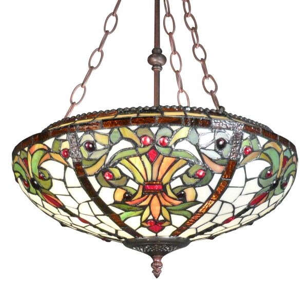 Lustre Tiffany - Série Indiana 4 Lustre Tiffany - Série Indiana - Art et décoration