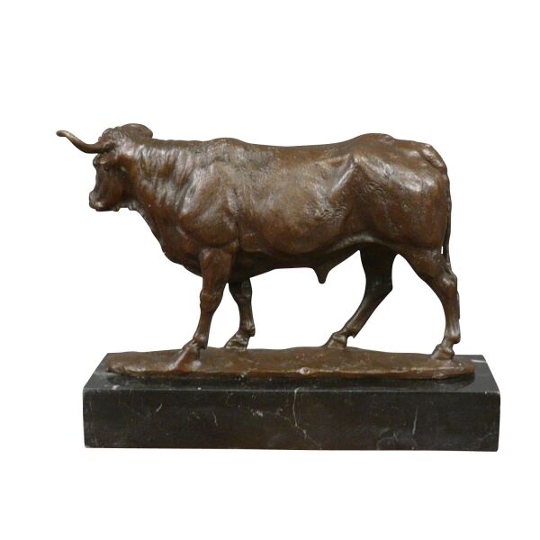 Statue bronze d'un taureau 2 Statue bronze d'un taureau -Sculptures et mobilier art déco -